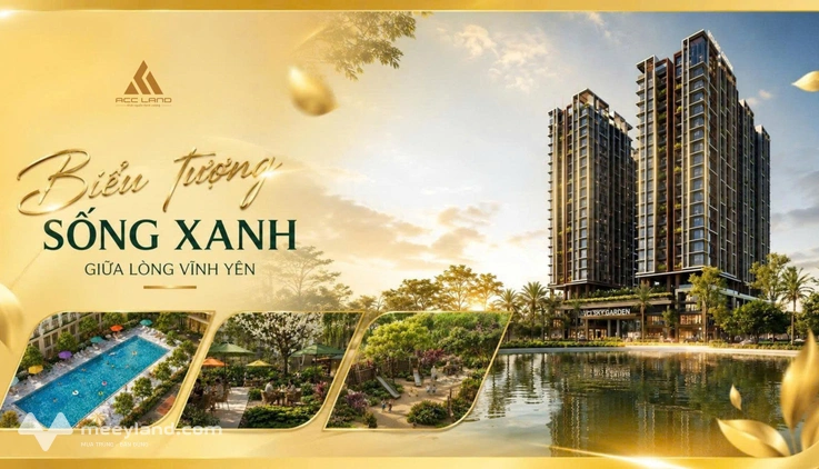 Căn ngoại giao 3 phòng ngủ, chung cư cao cấp Vci Eden Park, Vĩnh Yên