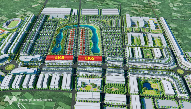 Lô đất áp góc tuyệt đẹp tại dự án Nam Hồng Garden, đối diện hồ điều hòa