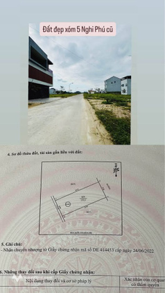 Bán đất Nghi Phú, lối 2 Trương Văn Lĩnh, diện tích 135.3m2, đường 16m