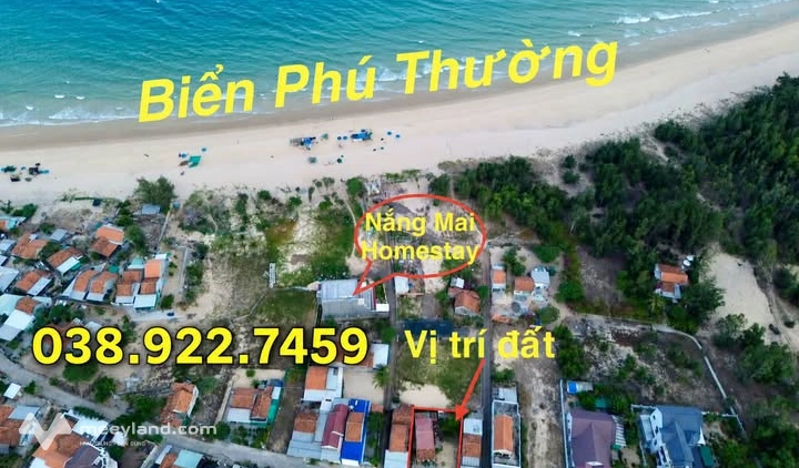 Đất ven biển Phú Thường, Tuy An, Phú Yên, chỉ 80m ra bãi tắm đẹp