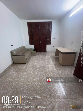 Cho thuê phòng tầng 3+4 của biệt thự phố Cương Kiên, Trung Văn, 80m2, làm văn phòng, 0971342965
