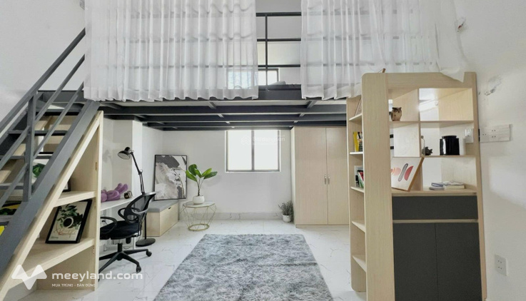Cho thuê duplex 1 trệt 1 lầu siêu to khổng lồ - ở được 4ng 4xe thoải mái, đi bộ ĐH Văn Lang 500m