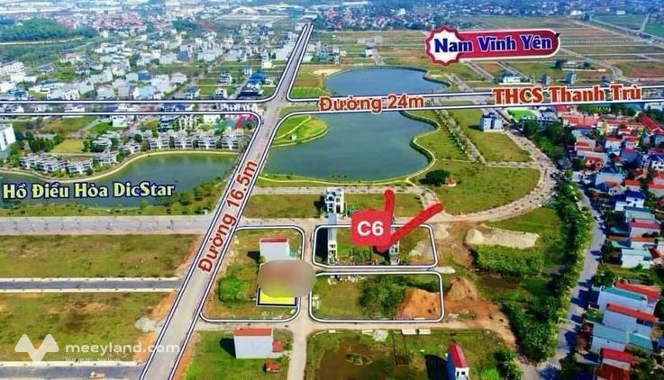 Đất 100m2 vị trí đắc địa ngay sau khách sạn DICSTAR Vĩnh Yên