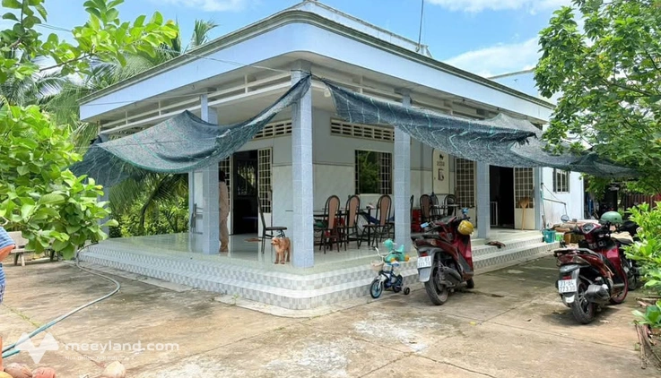 Đất vườn dừa 4600m2 kèm nhà cấp 4 tại Phú Nhuận, Bến Tre