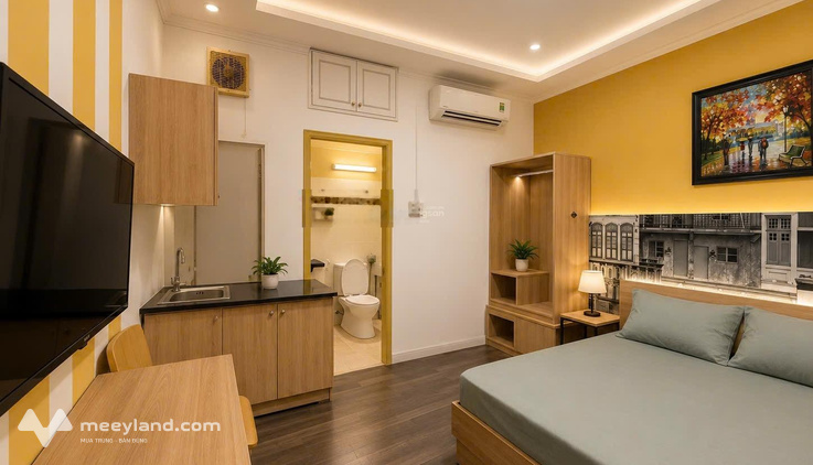 Trống Studio sinh viên 21m2 cửa sổ giếng trời, full tiện nghi như ảnh 4.6tr/th ngay phố Bùi Viện Q1