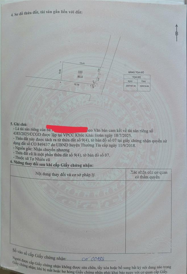 Bán đất lô góc xã chương dương đường ô tô tránh sẵn sàng giao dịch