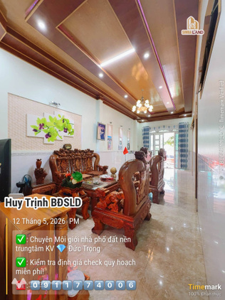 Nhà đẹp 7m x 25m tại Lô 90, Đức Trọng, hai mặt tiền trước sau