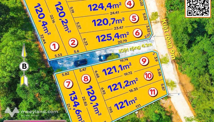 Cơ hội sở hữu đất nền thổ cư 120m2 tại phường An Cựu, Huế, giá 895 triệu