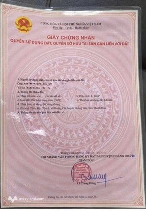 Bán lô góc 2 mặt tiền trục chính mặt bằng 88 Hoằng Cát, gần khu công nghiệp Phú Quý WHA