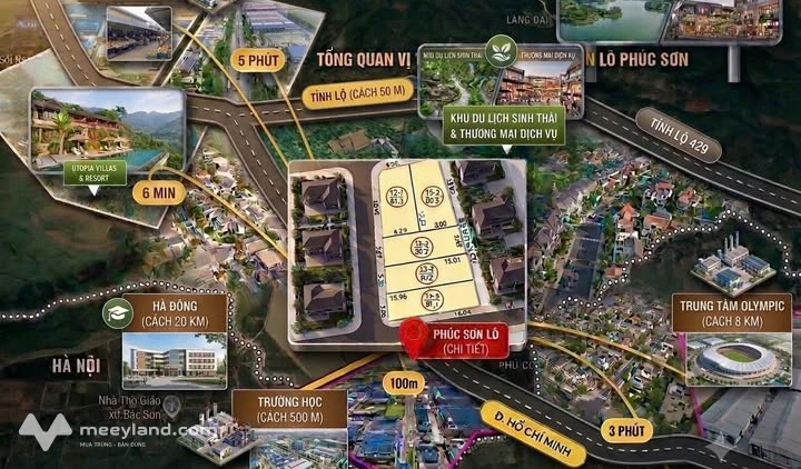 Bán đất thổ cư tại xã Phúc Sơn, Hà Nội, diện tích 80m2, đường thông ô tô