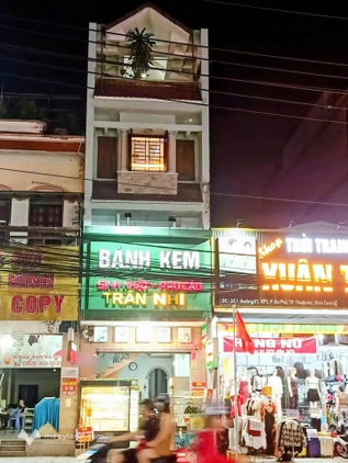 Bán nhà mặt tiền kinh doanh vip Thuận An, 4 tầng, đường nhựa 12m, giá 7 tỷ
