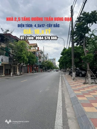 Bán nhà 2.5 tầng mặt đường Trần Hưng Đạo, thành phố Thái Bình