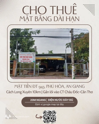 Cho thuê mặt bằng dài hạn