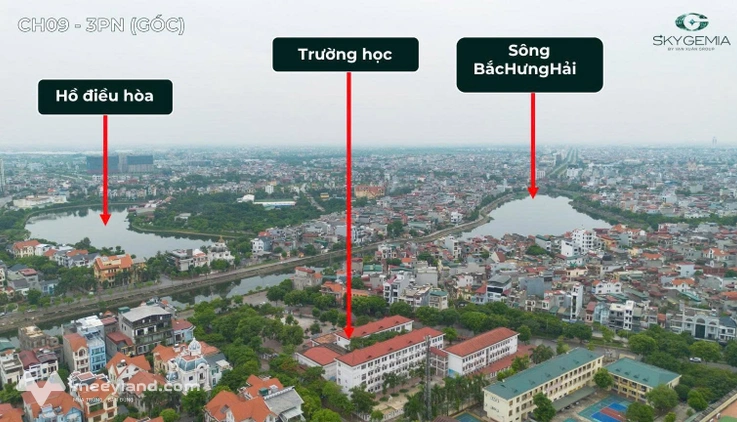 Căn hộ 3 phòng ngủ chung cư cao cấp nhất Hải Dương Sky Gemia