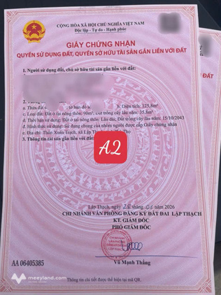 Đất nền Xuân Hòa, Lập Thạch, Vĩnh Phúc - Giá chỉ 290 triệu