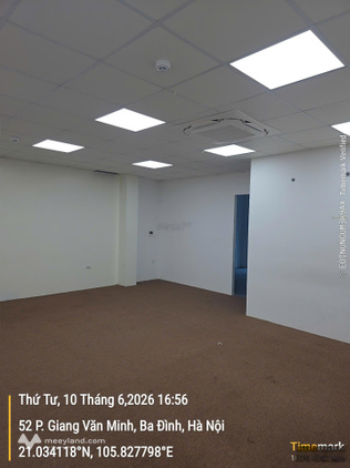 Cho thuê văn phòng tại tòa nhà 52 Giang Văn Minh DT 150m², có thể thuê nhiều sàn, giá chỉ 200k/m2