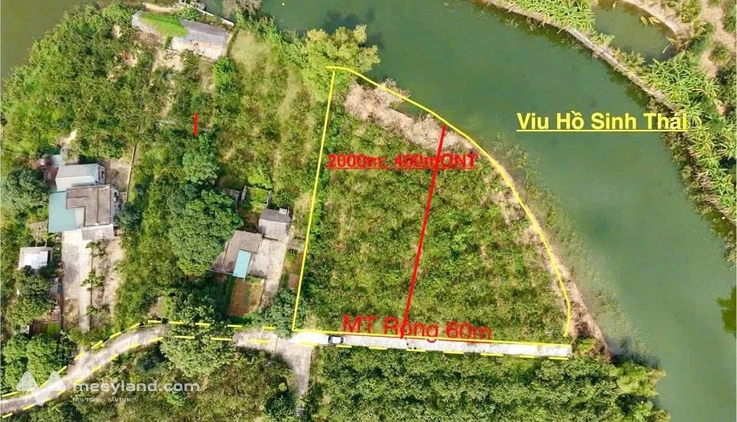 Đất view hồ tuyệt đẹp 929m2 tại Lạc Thủy, Hòa Bình
