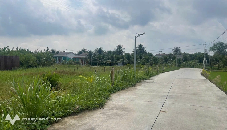 Bán đất thổ cư 5m x 23m, mặt tiền đan 6m cách nhựa Cao Thị Mai 300m, gần Trung Tâm Thị Trấn Tân Trụ