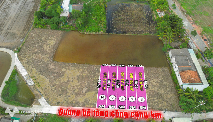 Bán 1150m2 thổ cư + lúa có 150 m2 thổ cư bán kính 500m có chợ trường học đầy đủ tiện ích
