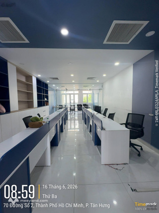 Cho thuê văn phòng 130m2 (tầng trệt + lầu 1) Him Lam Kênh Tẻ giá 30tr/th