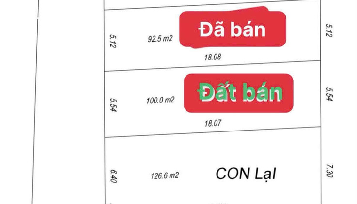 Đất nền 100m2 tại Vạn Kim, Hương Sơn, Mỹ Đức, Hà Nội - Giá tốt
