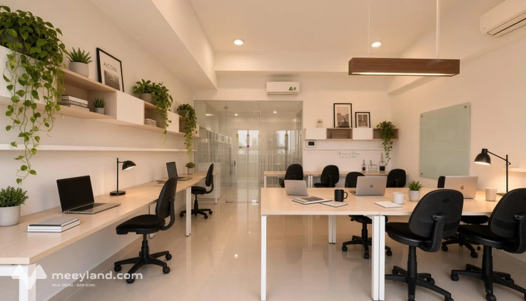 Cho thuê officetel RiverGate Quận 4 50m² full NT, phù hợp 8 nhân sự