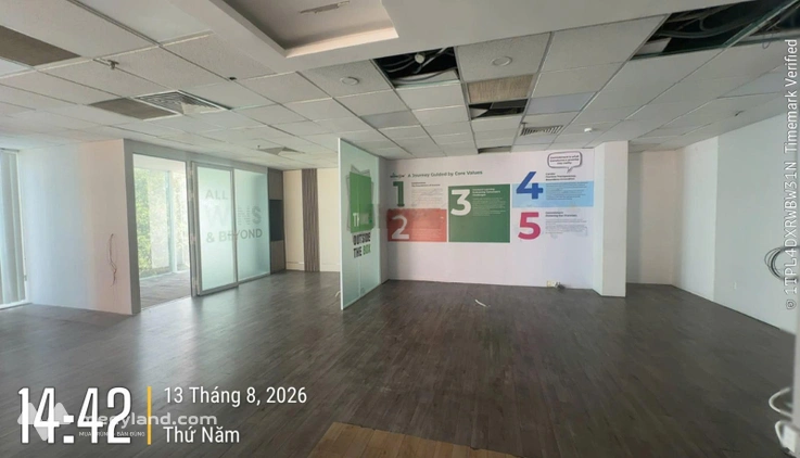 Cho thuê MB văn phòng 180m2 tòa G8 Golden Nguyễn Thị Minh Khai Quận 1 giá siêu