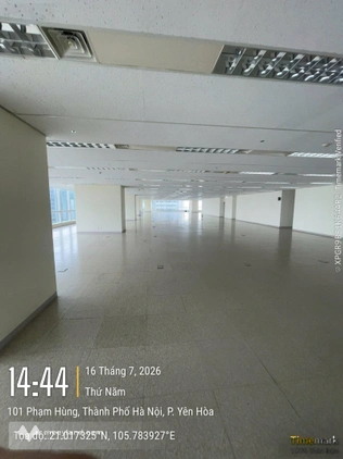 Cho thuê văn phòng tòa Keangnam Landmark Phạm Hùng, 300m2 giá chỉ từ 620.000vnđ/m2