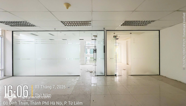 Chúng chủ gửi cho thuê văn phòng Sudico Mễ Trì diện tích 700m2 có cắt từ 100m2 sẵn nội thất cơ bản