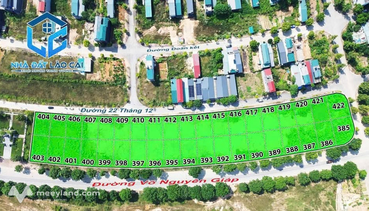 Bán đất biệt thự đầu ngã 3 đường 22/12, 300m2, mặt tiền 14m