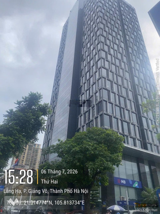 Cho thuê văn phòng hạng A, tòa nhà Vinaconex số 34 Láng Hạ. DT 620m² có cắt nhỏ từ 80m2