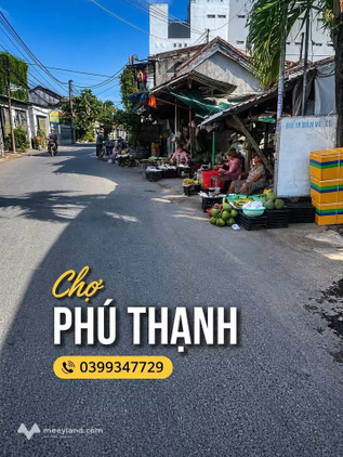 Lô đất thổ cư trung tâm phường Phú Thạnh, vị trí đắc địa gần chợ và biển