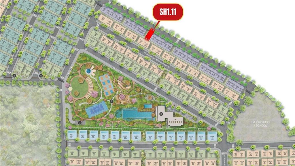 Bán shophouse giá rẻ nhất the fullton, 23,6 tỷ, 160,5 m2, mặt tiền 10,7m rộng ngang căn song lập