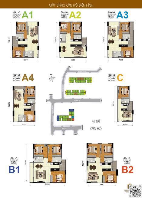 Chủ cần bán 2 pn diện tích lớn 78 m² block a cc bộ công an