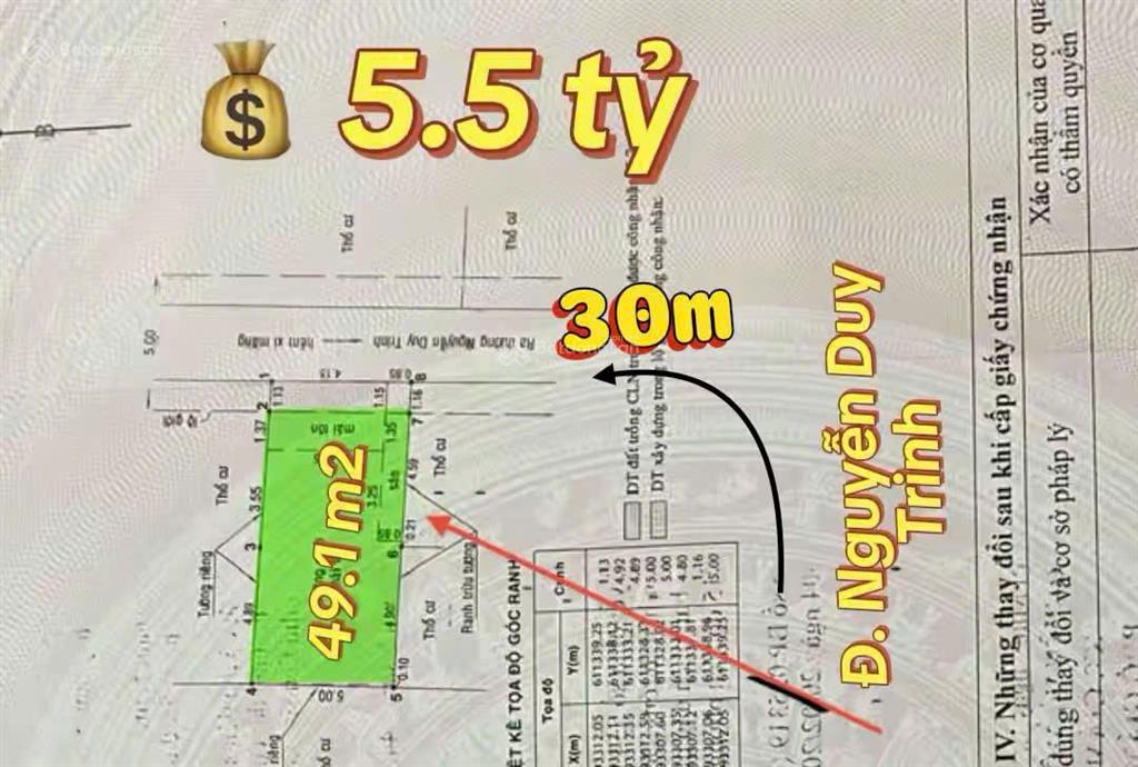 Bán nhà hẻm betong betong 3m, đường nguyễn duy trinh