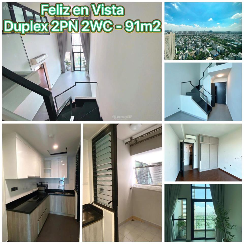 Cần bán căn duplex 91m2 2pn tuyệt đẹp feliz en vista (suất nnn), ntcb, 11,99 tỷ (tl)