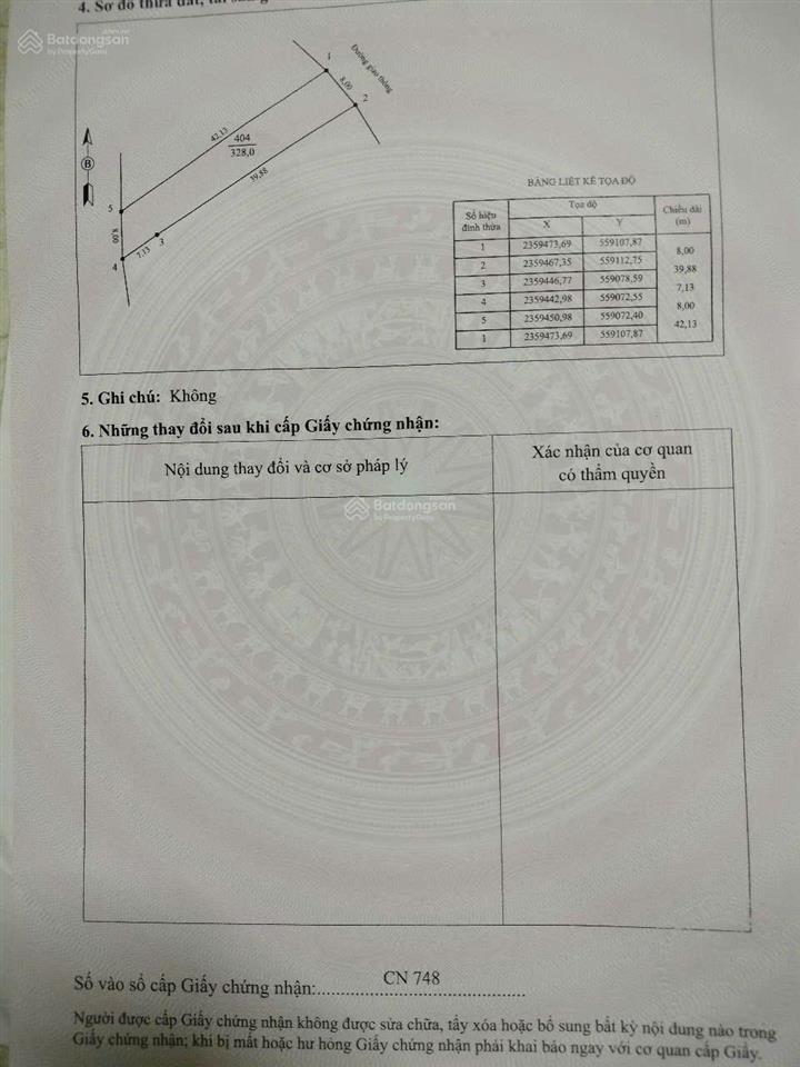 Chính chủ cần bán lô đất 328m2 giá 2,7 tỷ tại trung tâm xã thanh đinh, việt trì, phú thọ