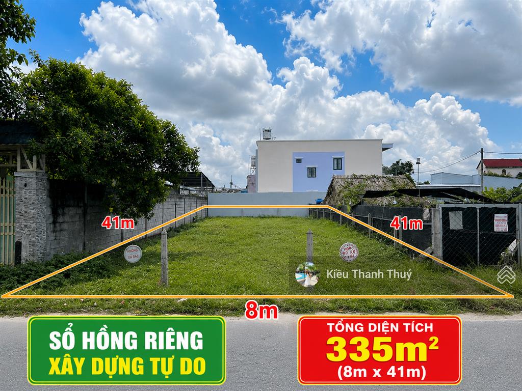 Cần bán lô đất đt 787, ngay trung tâm thị xã trảng bàng. 335m2 / 830 triệu, sổ sẵn. (ngang 8m)