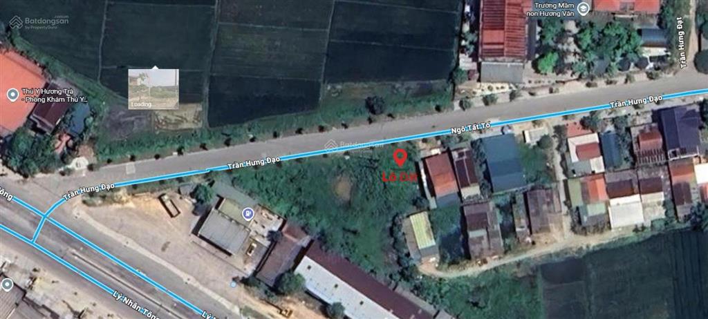 Đất mặt tiền đường trần hưng đạo hương văn, sau lưng cây xăng dầu số 8