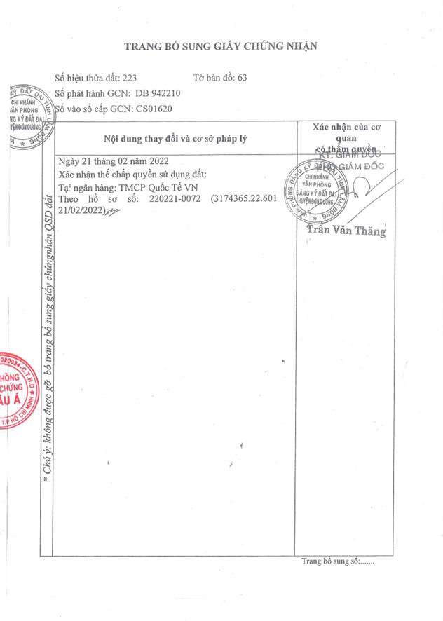 Bán qsdđ và ts gắn liền với đất tại thửa đất số 223, tờ bản đồ 63, x.đơn dương, t.lâm đồng