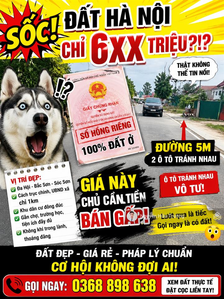 Đất sóc sơn 6** triệu rẻ thật hay bẫy? mình đã đi xem và đây là sự thật