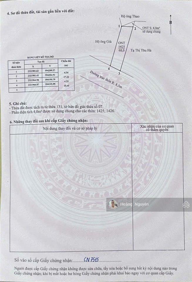 Bán gấp lô đất mặt đường nhựa phường lưu kiếm kinh doanh buôn bán tốt giá chỉ hơn 1 tỷ chút xíu