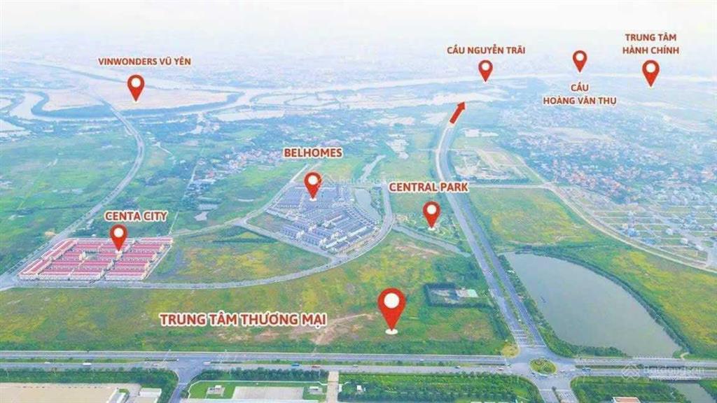 Bắt đáy duy nhất 1 căn lk80m2 đối diện công viên trung tâm kđt beomes ngay chân cầu nguyễn trãi