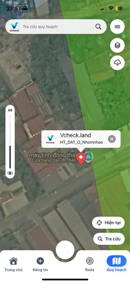 Mặt đường tiểu trà, thực tế lô góc 75m2 mà giá hơn 2 tỷ