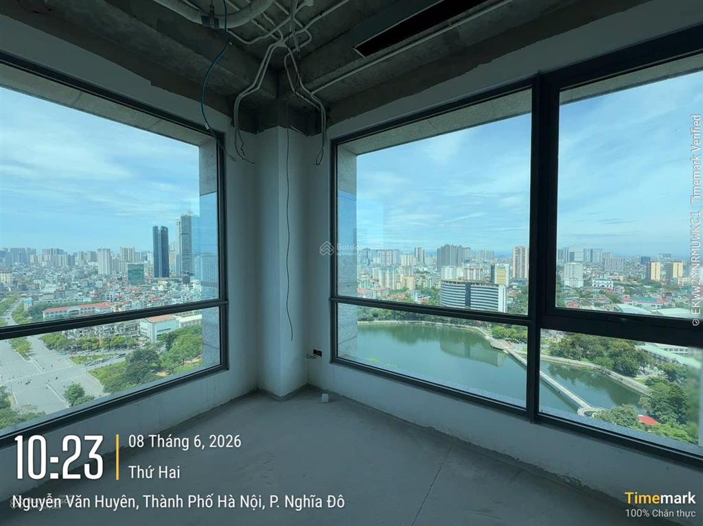 Bán căn góc 4 ngủ view hồ nghĩa đô tặng 5 năm phí dv tặng 1 chỗ đậu xe định danh 53,9 tỷ
