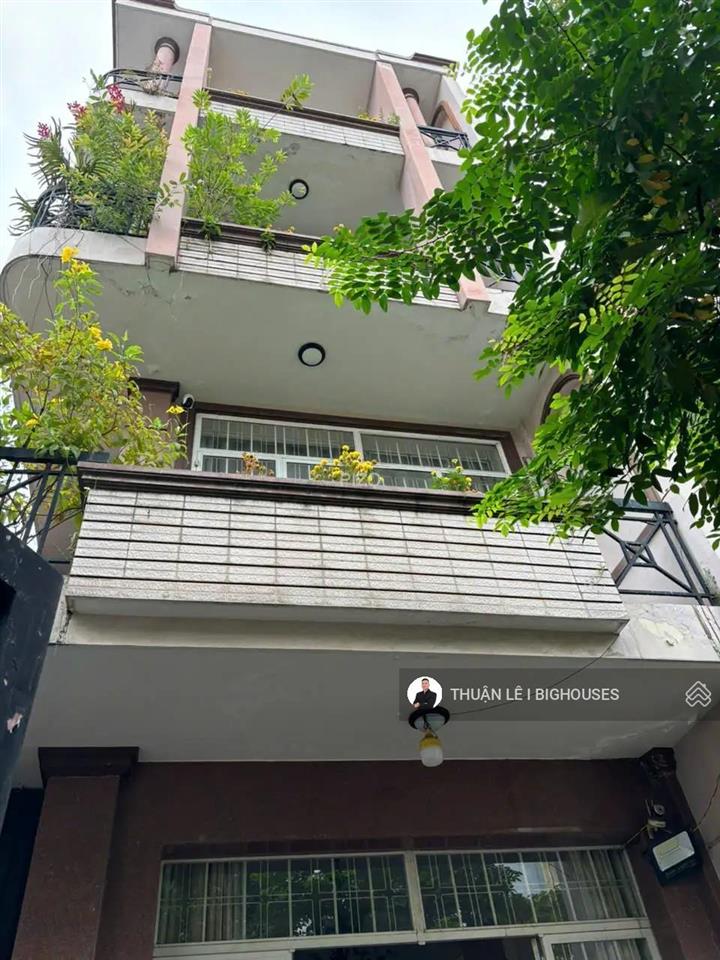 Bán nhà hẻm 5m khu lam sơn & đường nguyễn văn đậu. vuông a4(5mx21m), nhà 4 tầng. hướng đn + 5pn lớn