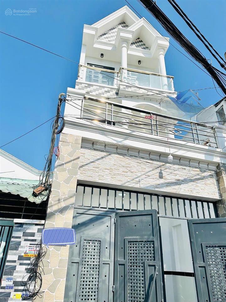 Bán nhà 4m x 19m 3 tầng hẻm thông xe hơi đường nguyễn thị búp p. trung mỹ tây ngay hiệp thành city