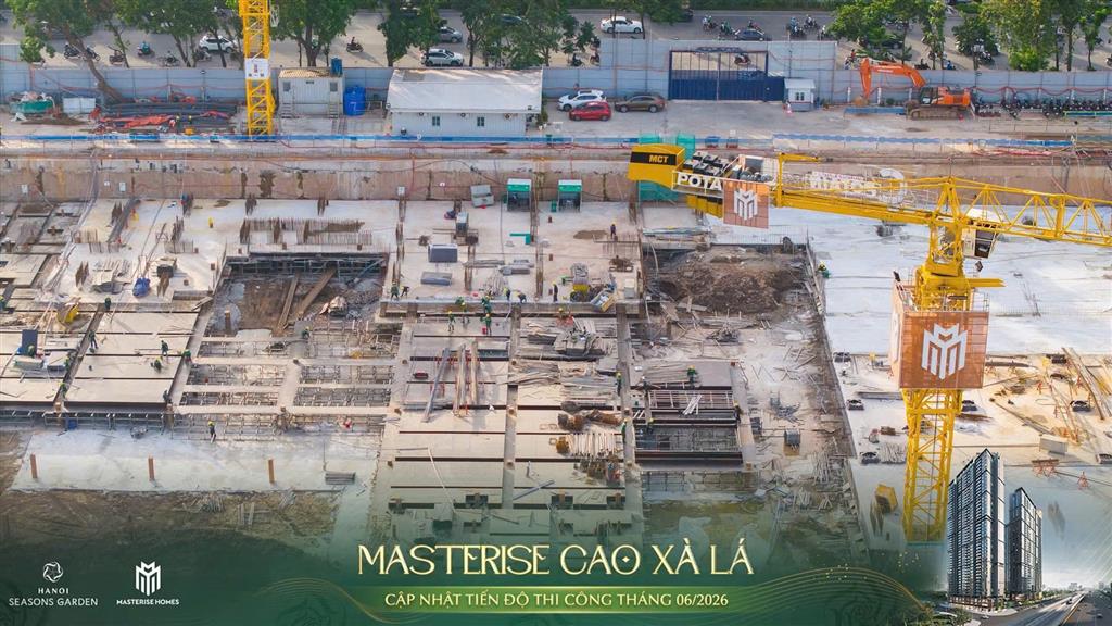 BÁN CĂN 1PN+1MR 84.7M² HANOI SEASONS GARDEN BÀN GIAO CAO CẤP