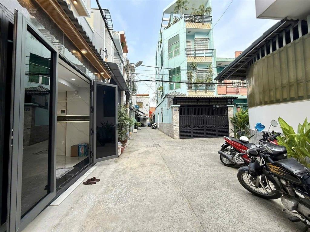 Siêu phẩm nhà đẹp gò vấp ngay công viên làng hoa hẻm ô tô thông gara trong nhà 55m