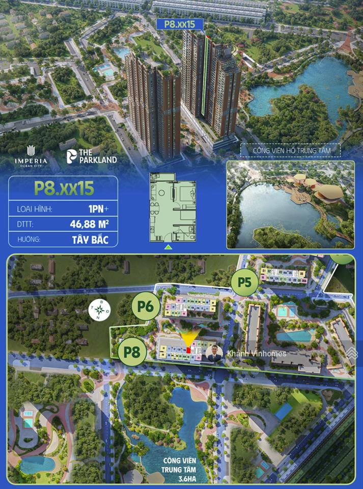 0972 812 *** căn 1pn+1 "giá tốt" the parkland ocp2 chỉ 2.6 tỷ hoặc vốn tự có 740tr vay htls 5 năm